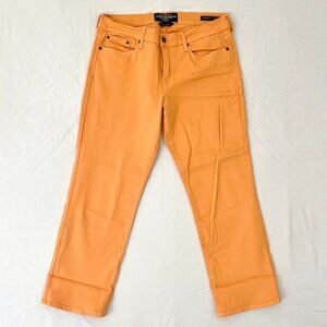 Lucky Brand “Sweet’n Crop” Capri Jeans Light Orange Size 10